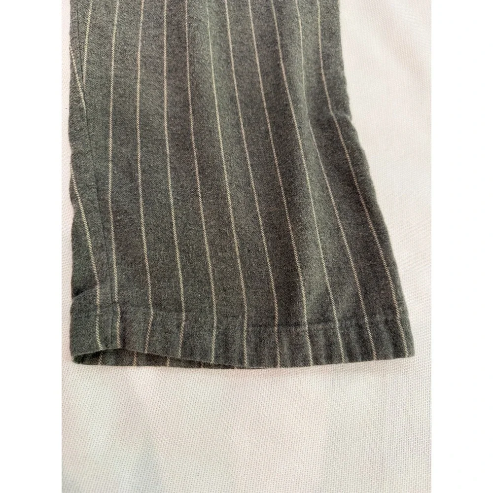 POLO RALPH LAUREN Mens Lounge Pants Sleepwear Charcoal Gray Pinstripe L